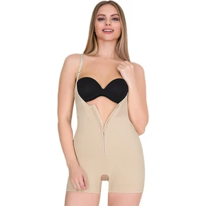 KORSEFABRİKA Trend Mood STORE Agraflı ve Fermuarlı Kısa Paça Incelten Zayıflatan Toparlayıcı Badi Korse