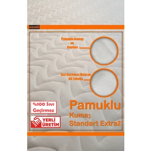 Babadağ Koleksiyon %100 Sıvı Geçirmez 160X200 180GR Dolgulu Pofuduk Yatak Alezi