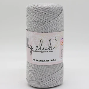 Hobby Club Polyester Makrome 200GR 3mm - 060 Gri