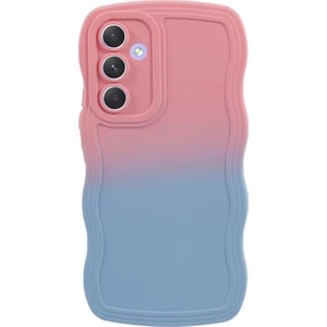 Seashell Digital   A34 5g Case Wavy Edge Çift Renk Tpu +Gök Telefon Kılıfı (Yurt Dışından)