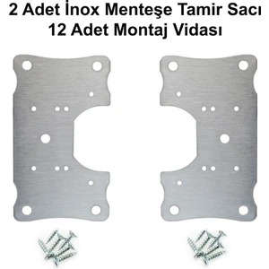 Menteşe Tamir Sacı Inox ( 2 Adet )