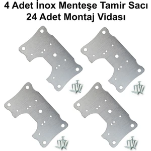 Menteşe Tamir Sacı Inox ( 4 Adet )