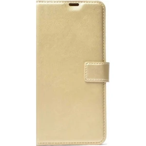 Xiaomi Poco X6 5g Kılıf Delüx Cüzdan Kartvizitli Standlı Kopçalı Gold