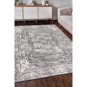 Efor Halı Elmina Açık Gri Halı Yumuşak Oturma Odası Salon Çocuk Odası Mutfak Halısı F0316 80 x 150