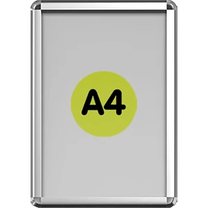 A4 Display Çerçeve Rondo Köşeli 25mm'lik