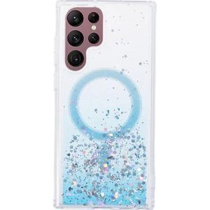 Seashell Digital Samsung Galaxy S22 Ultra 5g Magsafe Glitter Epoksi Tpu+Akrilik Uyumlu Telefon Kılıfı (Yurt Dışından)