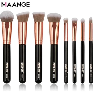 Mingming Shop Açık Sarı Maange Makyaj Fırçaları Seti Profesyonel 6-Osmetik Pudra Göz Farı Fondöten Allık Karıştırma Makyaj Fırçası Maquiagem Hot (Yurt Dışından)