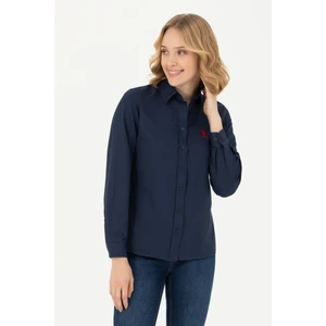 U.S. Polo Assn. Kadın Lacivert Gömlek Basic 50271267-VR033