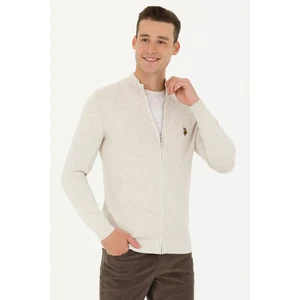 U.S. Polo Assn. Erkek Taş Melanj Hırka (Triko) 50268938-VR225