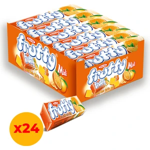 Frutty Midi Portakallı Yumuşak Şeker 20 Gr X 24 Adet Kutulu
