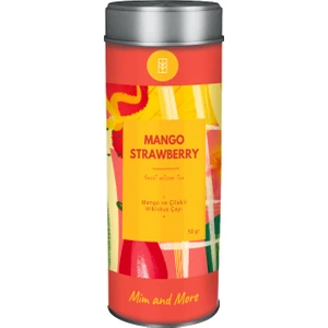 Mim and More Mango Strawberry - Mango ve Çilekli Hibiskus Çayı, 50 Gr