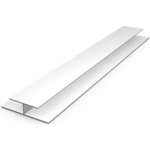 Ser Mimar Sermimar Pvc Plastik Lambiri Aksesuarı Beyaz H Bağlantı Profili 1,5m x 2 Adet