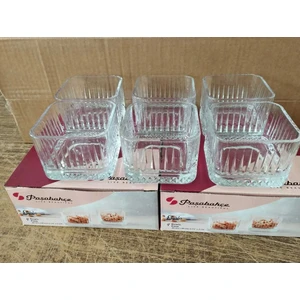 Elysia Kare 6'lı Çerezlik Tatlı Sunum Kase