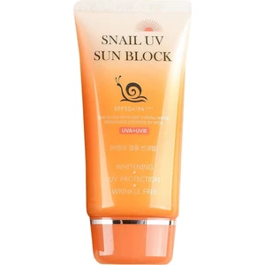 Hassas ve Lekeli Ciltler Için Tam Koruma Saf Salyangoz Güneş ve Bakım Kremi Spf 50 + / Pa +++