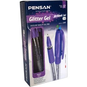 Glitter Gel Simli Jel Kalem 12 Adet