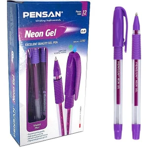 Neon Gel Kalem 12 Adet
