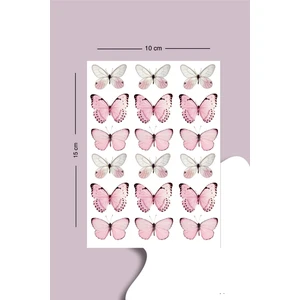 Butterfly Sticker Seti Planner Ajanda Bullet Journal Için Uygun Set