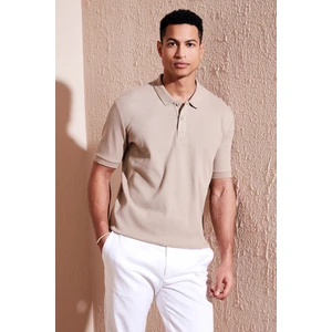 Pamuklu Slim Fit Düğmeli Polo T Shirt Erkek Polo T Shirt 5902281