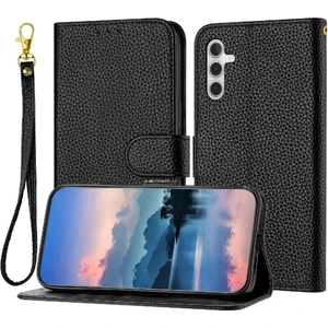MY Boutique1 Samsung Galaxy A54 5g Için Telefon Kılıfı Cüzdan Flip Folio Pu Deri Litchi (Yurt Dışından)