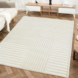Giza Home Madu Krem Yumuşak Peluş Shaggy Çocuk Odası Oturma Odası Salon Mutfak Koridor Halısı 1390Y_RO66