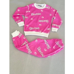 Gala Stil Gala Barbie Yazılı Kız Çocuk Takımı