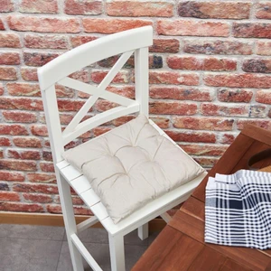 Altın Pamuk Classic Bej Pofidik Sandalye Minderi - 40X40 cm