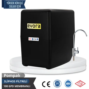 Yüksek Kireç Önleyici 100 Gpd Süper Membranlı Sliphoslu Kapalı Kasa Pompalı Su Arıtma Cihazı
