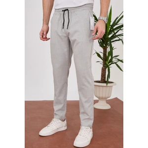 Bay Aygün 4014 Duble Paça Joger Düz Pantolon_Açık Gri