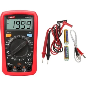 Unit UT33C+ Dijital Multimete Ac/dc 600V Dc 10A °c UT33C+ Sıcaklık Ölçerli Ölçü Aleti - Yeni Nesil
