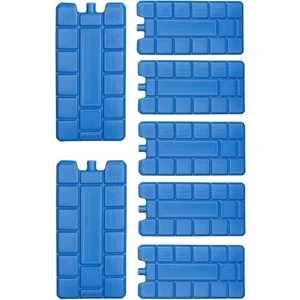 Tekno Trust Mavi 7 Adet 400ML Içi Dolu Buz Kasedi 48 Saat Korumalı Buz Aküsü Türk Hava Yolları Onaylı 10 Yıl Ga