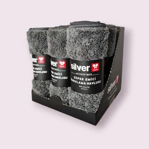 Silver Home Kurulama Bezi 50X70 -Gri