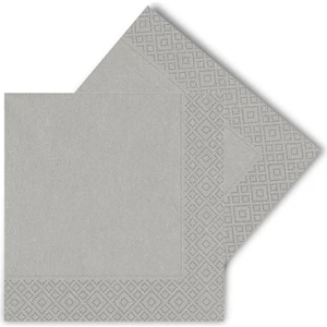 Peçete 33X33 20LI -Gümüş-