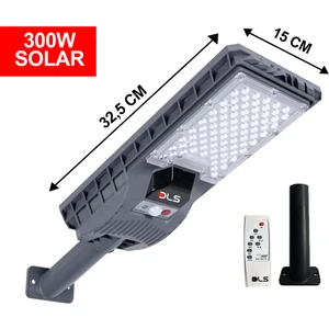 300W Güneş Enerjili Solar Bahçe Çevre  Lambası Dls