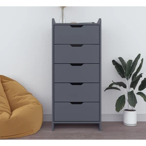 Lodos 5 Çekmeceli Antrasit Şifonyer