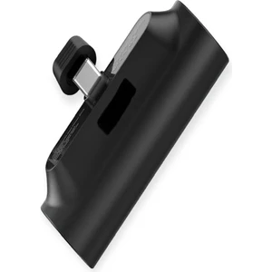 PWQ93 5000Mah Elektronik Siyah Taşınabilir Batarya Powerbank TYPE-C Telefon MİNİ Şarj Aleti