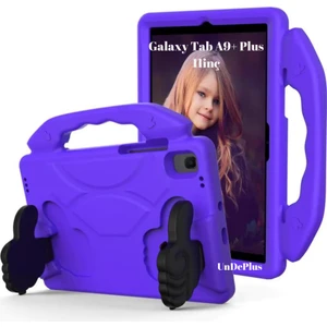 Samsung Galaxy Tab A9 Plus X210 X213 X215 X217 Kılıf Tutmalı Standlı Silikon Case