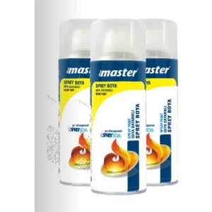 Master Sprey Boya Isıya Dayanıklı Siyah Mat 600 C 400 ml