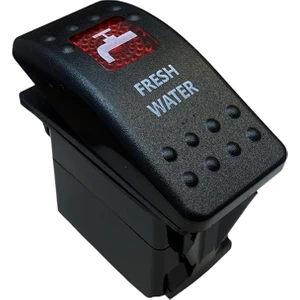Hidrafor Sembollu Lambalı Işıklı Araç On Off Aç Kapa Anahtar Düğme Oto İçin 12-24 Volt Switch 3 Pinli