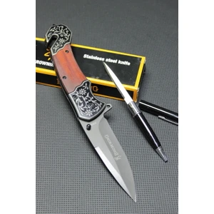 21 cm Işlemeli Browning Çakı ve Kalem Çakı
