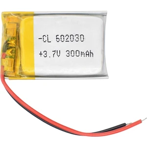 3.7 Volt 300 Mah Lı-Ion 602030 Lıtyum Ciklet Polimer Pil