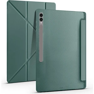 Samsung Galaxy Tab S9 Ultra 2023 Yatay ve Dikey Standlı Antişok Köşe Korumalı Kalemlikli Origami Slikon Kılıf Sm- X910 X916 X918