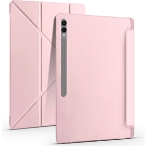 Samsung Galaxy Tab S8 Plus 2022 Yatay ve Dikey Standlı Antişok Köşe Korumalı Kalemlikli Origami Slikon Kılıf Sm- X800 X806