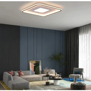 Zr Aydınlatma Beyaz 60X60CM Kare 3 Işık Rengi, kumandalı LED Tavan Lambası, avize, modern Aydınlatma, Dekoratif Işık