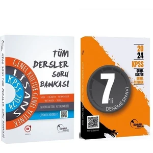 Doktrin Yayınları 2024 KPSS Genel Kültür Genel Yetenek Tüm Dersler Tek Kitap Soru Bankası ve 7’li Deneme Sınavı 2 Kitap