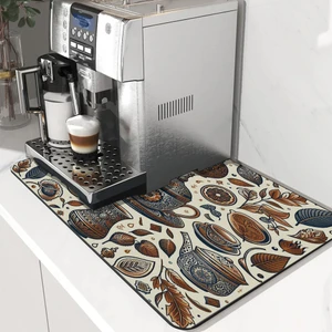 Valerine Life Kahve Makinesi Matı Su Geçirmez Kaymaz Yıkanabilir Çaycı, Çay Espresso Makinesi Pad 35X45CM 27240102