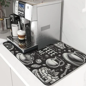 Valerine Life Kahve Makinesi Matı Su Geçirmez Kaymaz Yıkanabilir Çaycı, Çay Espresso Makinesi Pad 35X45CM 27240110