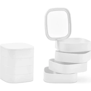 Ny Home Aynalı 4 Katlı Kare Organizer