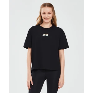 Graphic T-Shirt W Short Sleeve Kadın Siyah Tshirt S241011-001