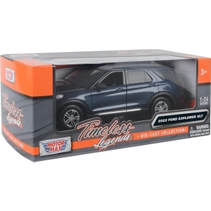 Motor Max 2022 Ford Explorer Xlt 1/24 Dark Blue Model Araba