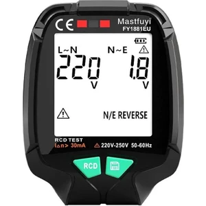 30V-250V Tam Ekran Soket Test Cihazı PM-20400